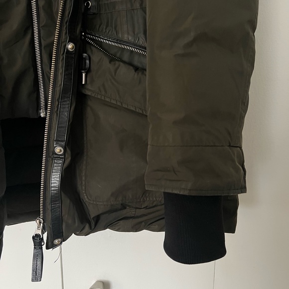 MACKAGE beautiful OLIVE/ARMY GREEN MACKAGE DOWN JACKET sz L - Picture 4 of 7